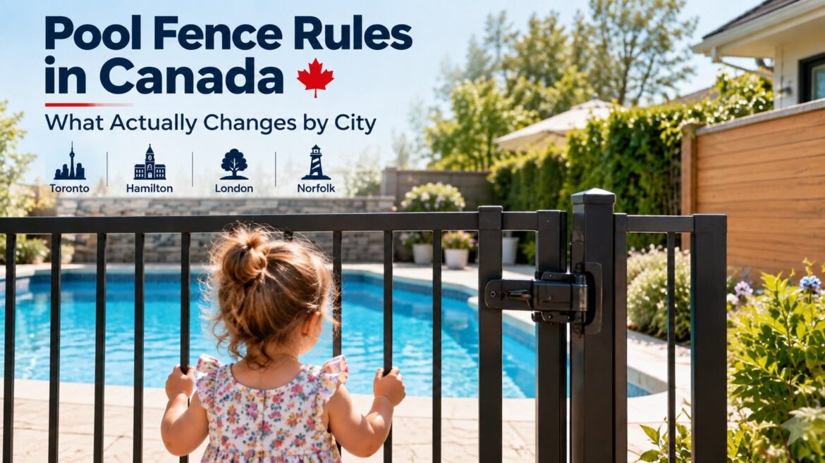 Pool Fence Rules in Canada: What Actually Changes by City