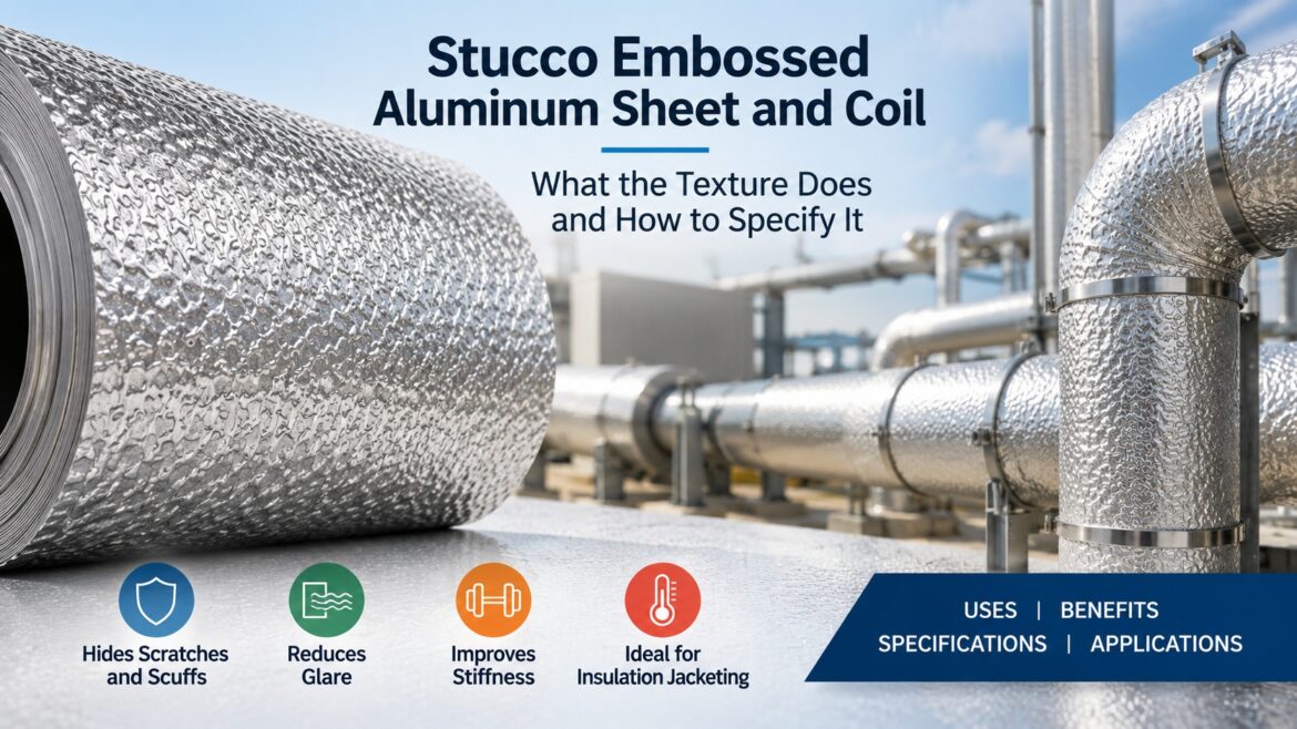 Stucco Embossed Aluminum Sheet and Coil: What the Texture Does and How to Specify It