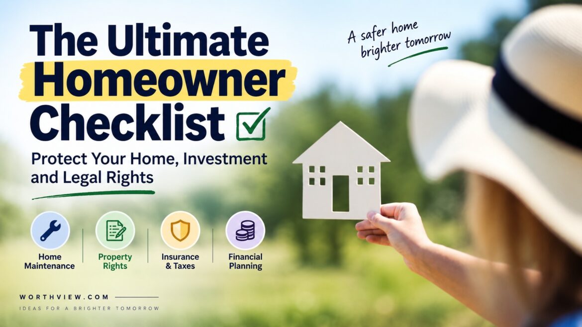 The Ultimate Homeowner Checklist: Protecting Your Investment and Legal Rights
